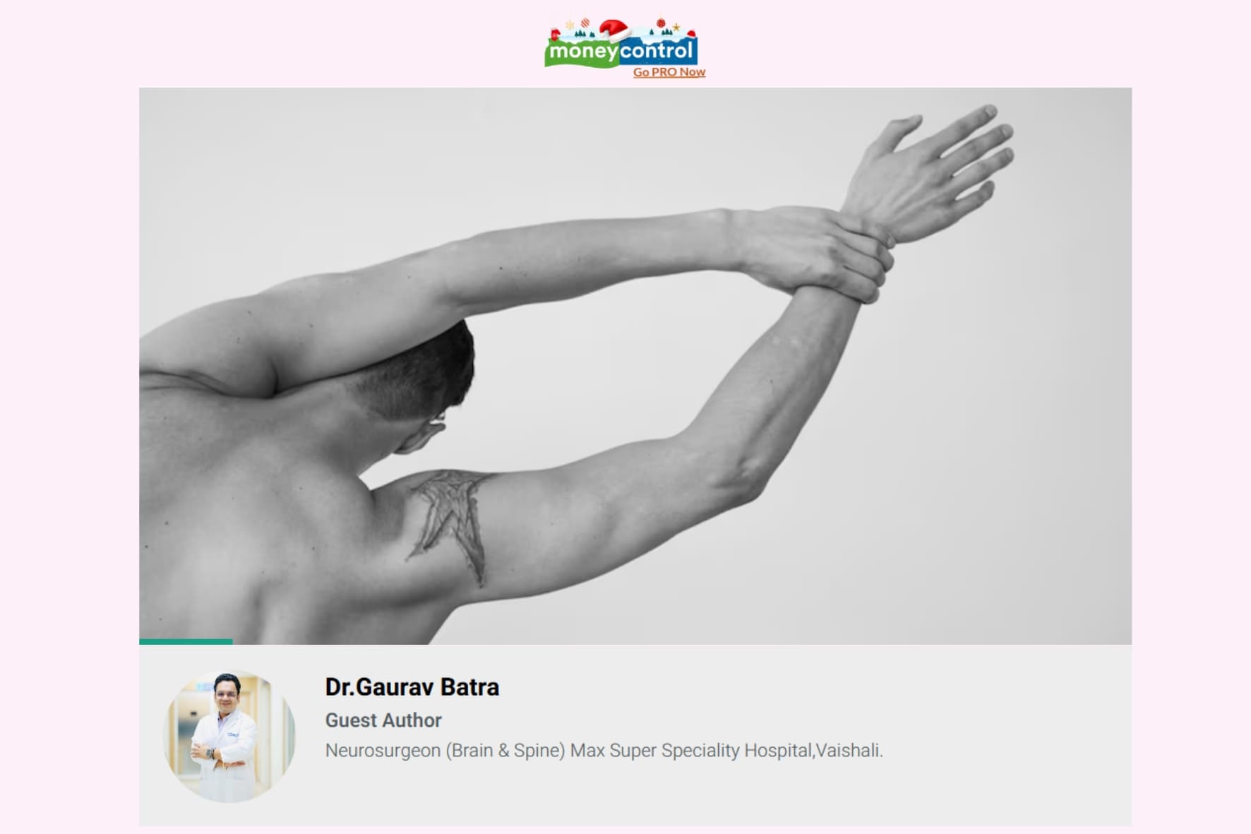 Dr. Gaurav Batra Neurosurgeon Media Coverage times entertainment by Money Control | Best Neurosurgeon For Brain and Spine in Delhi NCR